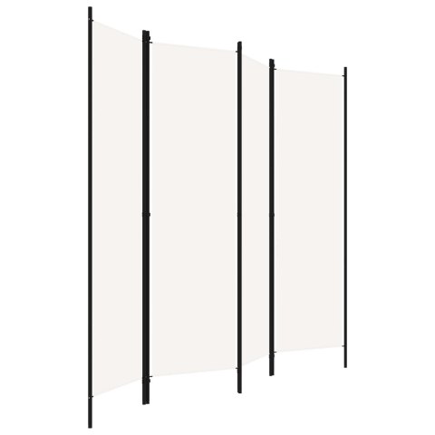  Parawan 4-panelowy, biały, 200 x 180 cm Lumarko!