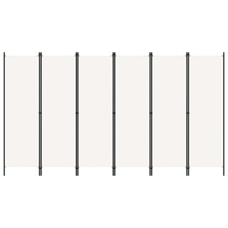  Parawan 6-panelowy, biały, 300 x 180 cm Lumarko!