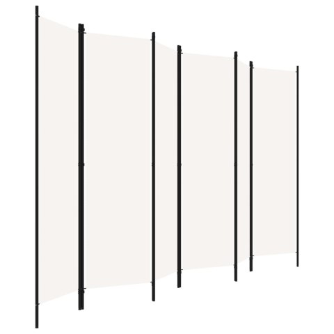  Parawan 6-panelowy, biały, 300 x 180 cm Lumarko!