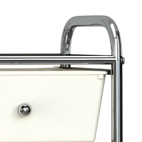  Wózek z 4 szufladami, biały, plastikowy Lumarko!