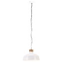  Industrialna lampa wisząca, 42 cm, biała, E27 Lumarko!