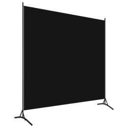 Lumarko Parawan 1-panelowy, czarny, 175 x 180 cm