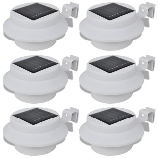  Lampy solarne, 6 sztuk, białe Lumarko!
