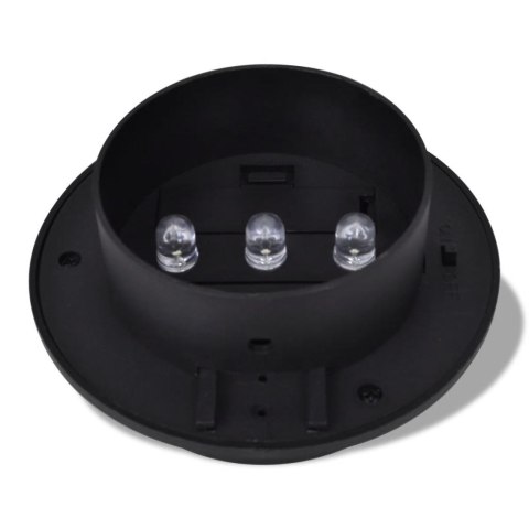  Ogrodowe lampy solarne, 6 szt., czarne Lumarko!