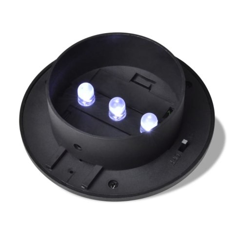  Ogrodowe lampy solarne, 6 szt., czarne Lumarko!