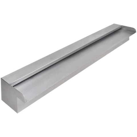  Fontanna / Wodospad do basenu Prostokątny ze stali nierdzewnej 90 cm Lumarko!