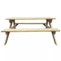  Stół piknikowy, 150 x 135 x 71,5 cm, drewno Lumarko!