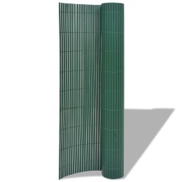  Dwustronne ogrodzenie ogrodowe, PVC, 90x500 cm, zielone Lumarko!