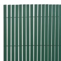  Dwustronne ogrodzenie ogrodowe, PVC, 90x500 cm, zielone Lumarko!