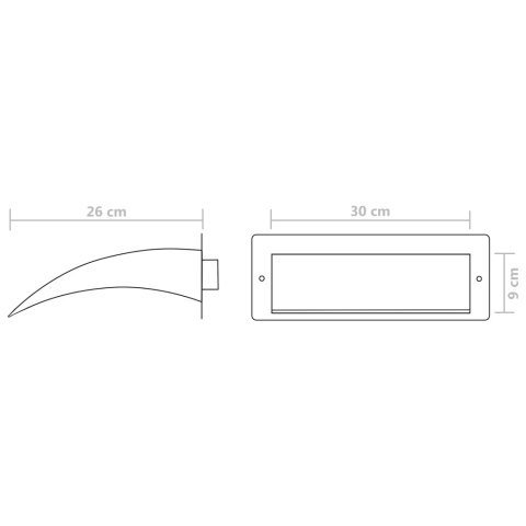  Fontanna do basenu, stal nierdzewna, 30 x 9 x 26 cm, srebrna Lumarko!