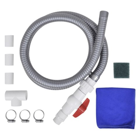  Fontanna do basenu, stal nierdzewna, 64 x 30 x 52 cm, srebrna Lumarko!