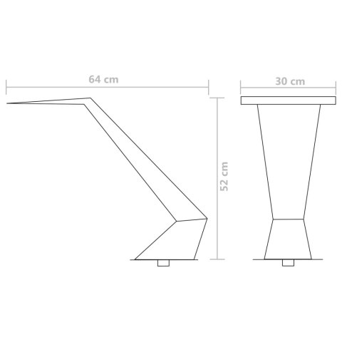  Fontanna do basenu, stal nierdzewna, 64 x 30 x 52 cm, srebrna Lumarko!