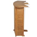  Składany stolik barowy, 155x53x105 cm, lite drewno tekowe Lumarko!