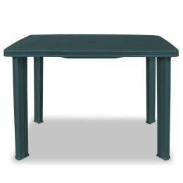  Stół ogrodowy, zielony, 101 x 68 x 72 cm, plastikowy Lumarko!