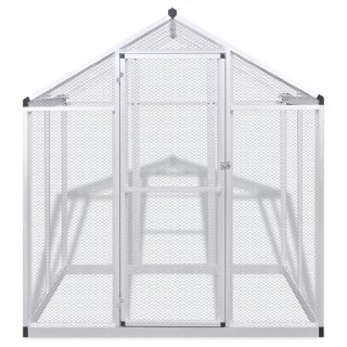  Woliera do ogrodu, aluminium, 178 x 122 x 194 cm Lumarko!