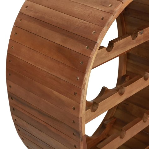  Stojak na 13 butelek wina, lite drewno akacjowe Lumarko!