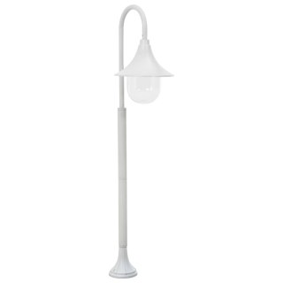  Lampa ogrodowa na słupku, 120 cm, E27, aluminium, biała Lumarko!