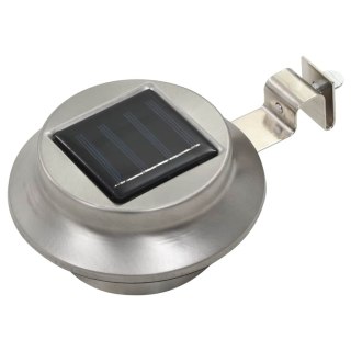  Okrągłe lampy solarne na zewnątrz, 6 szt., LED, 12 cm, białe Lumarko!