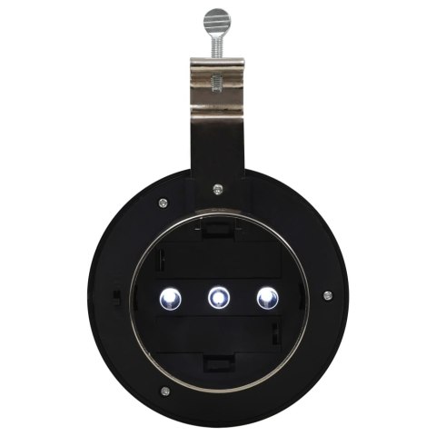  Okrągłe lampy solarne na zewnątrz, 6 szt., LED, 12 cm, białe Lumarko!