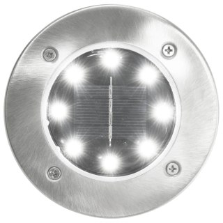  Solarne lampy gruntowe, 8 szt., białe LED Lumarko!