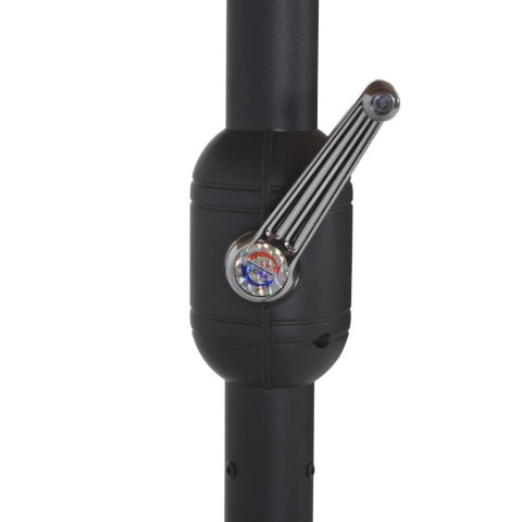  Parasol ogrodowy na słupku aluminiowym, 460 x 270 cm, piaskowy Lumarko!