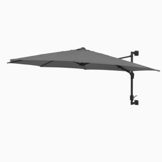  Parasol ścienny na metalowym słupku, 300 cm, antracytowy Lumarko!