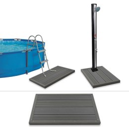 Lumarko Podest kompozytowy WPC pod prysznic solarny/drabinkę basenową