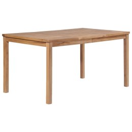  Stół ogrodowy, 150x90x77 cm, lite drewno teakowe Lumarko!