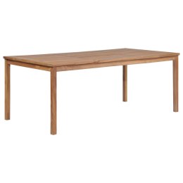  Stół ogrodowy, 200x100x77 cm, lite drewno teakowe Lumarko!