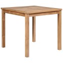  Stół ogrodowy, 80 x 80 x 77 cm, lite drewno tekowe Lumarko!