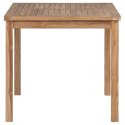  Stół ogrodowy, 80 x 80 x 77 cm, lite drewno tekowe Lumarko!