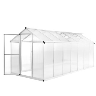  Szklarnia z aluminiową ramą, 421x190x195 cm, 15,6 m³ Lumarko! Lumarko!