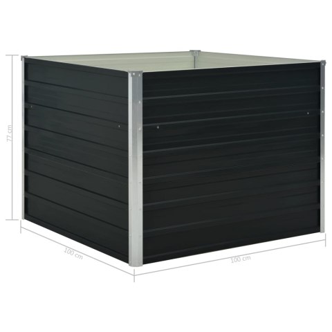  Donica do podniesionej grządki, antracytowa, 100x100x77 cm Lumarko!