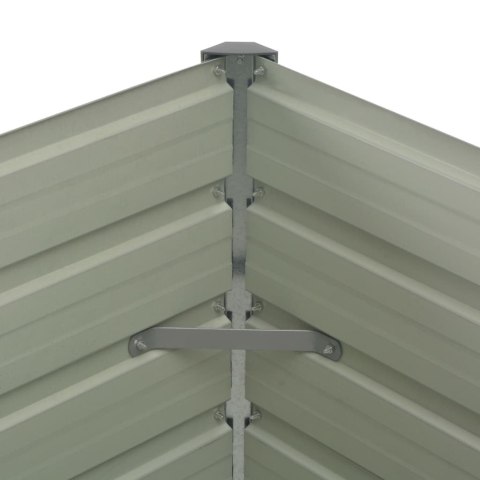  Donica do podniesionej grządki, brązowa, 100x100x77 cm, stal Lumarko!