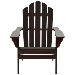 Lumarko Fotel ogrodowy, drewniany, brązowy