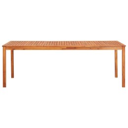  Stół ogrodowy, 215x90x74 cm, lite drewno akacjowe Lumarko!