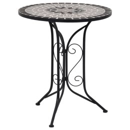 Lumarko Mozaikowy stolik bistro, szary, 61 cm, ceramiczny