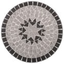  Mozaikowy stolik bistro, szary, 61 cm, ceramiczny Lumarko!