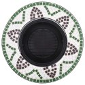  Palenisko z mozaiką, zielone, 68 cm, ceramika Lumarko!