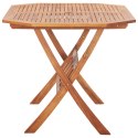  Składany stół ogrodowy, 135x85x75 cm, lite drewno akacjowe Lumarko!