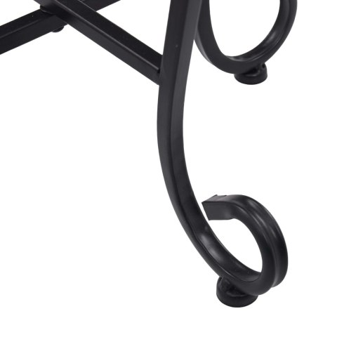  Stoliki mozaikowe, 3 szt., czarno-białe, ceramika Lumarko!