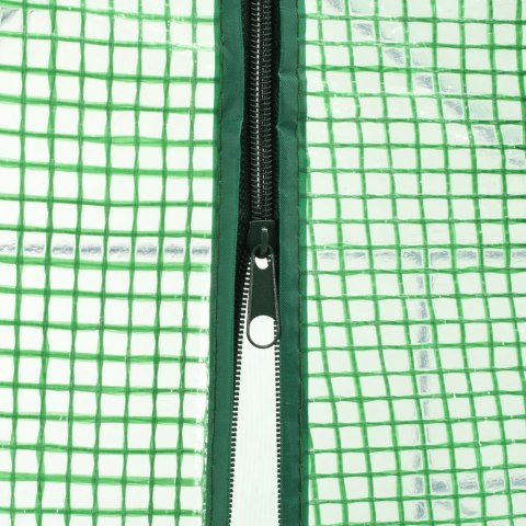  Szklarnia ogrodowa z 12 półkami, stal, 143x214x196 cm Lumarko!