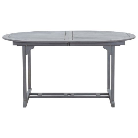  Stół ogrodowy, szary, 200x100x74 cm, lite drewno akacjowe Lumarko!