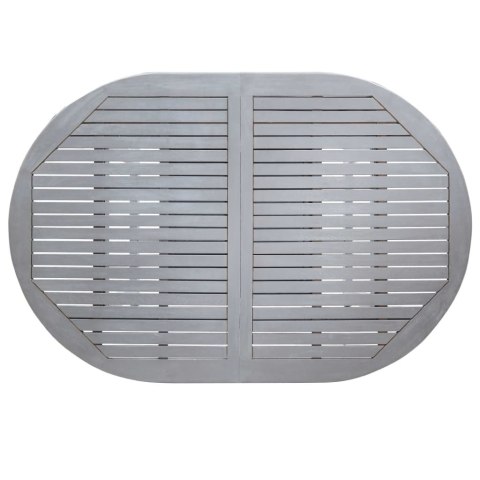  Stół ogrodowy, szary, 200x100x74 cm, lite drewno akacjowe Lumarko!