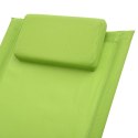  Leżak dla dzieci, stalowy, zielony Lumarko!