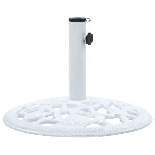  Podstawa pod parasol, biała, 12 kg, 48 cm, żeliwo Lumarko!