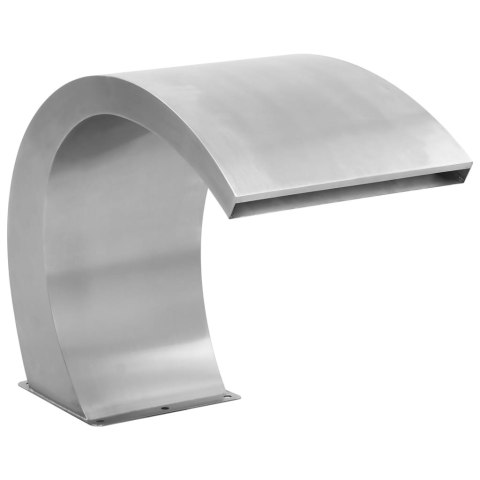  Fontanna do basenu z LED, stal nierdzewna, 30x60x45 cm Lumarko!