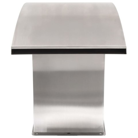  Fontanna do basenu z LED, stal nierdzewna, 30x60x45 cm Lumarko!