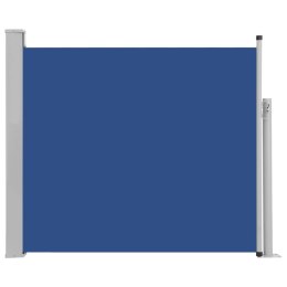  Wysuwana markiza boczna na taras, 100 x 300 cm, niebieska Lumarko!