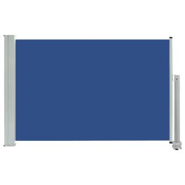  Wysuwana markiza boczna na taras, 60 x 300 cm, niebieska Lumarko!